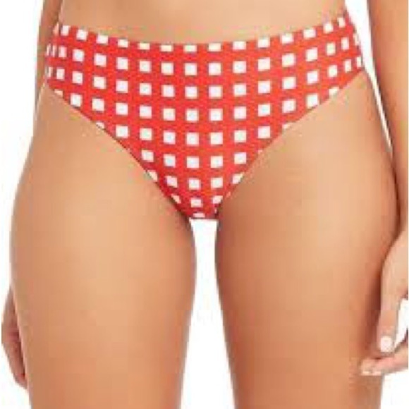 Sea Level Le Damier Square Neck Top & Regular Fit Bikini Bottoms - NEW - Size 4 - Picture 3 of 13